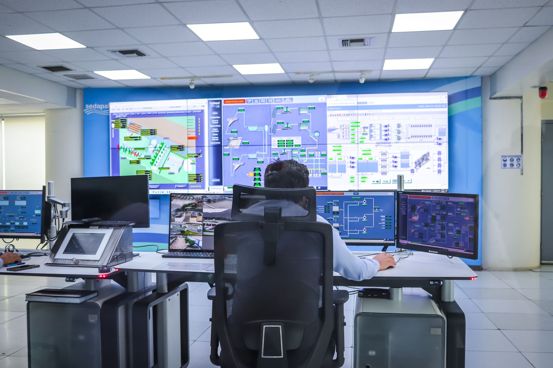 Administrative operational control room monitoring compliance performance metrics